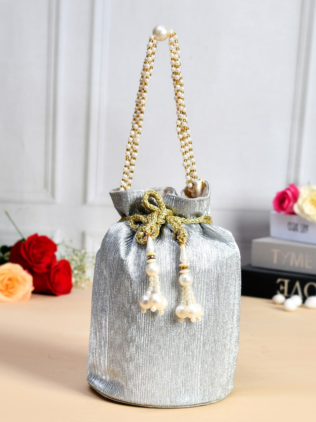 Kuber Industries Grey 2 Pieces Water Resistant Pouch Jewellery Organisers-picture-23