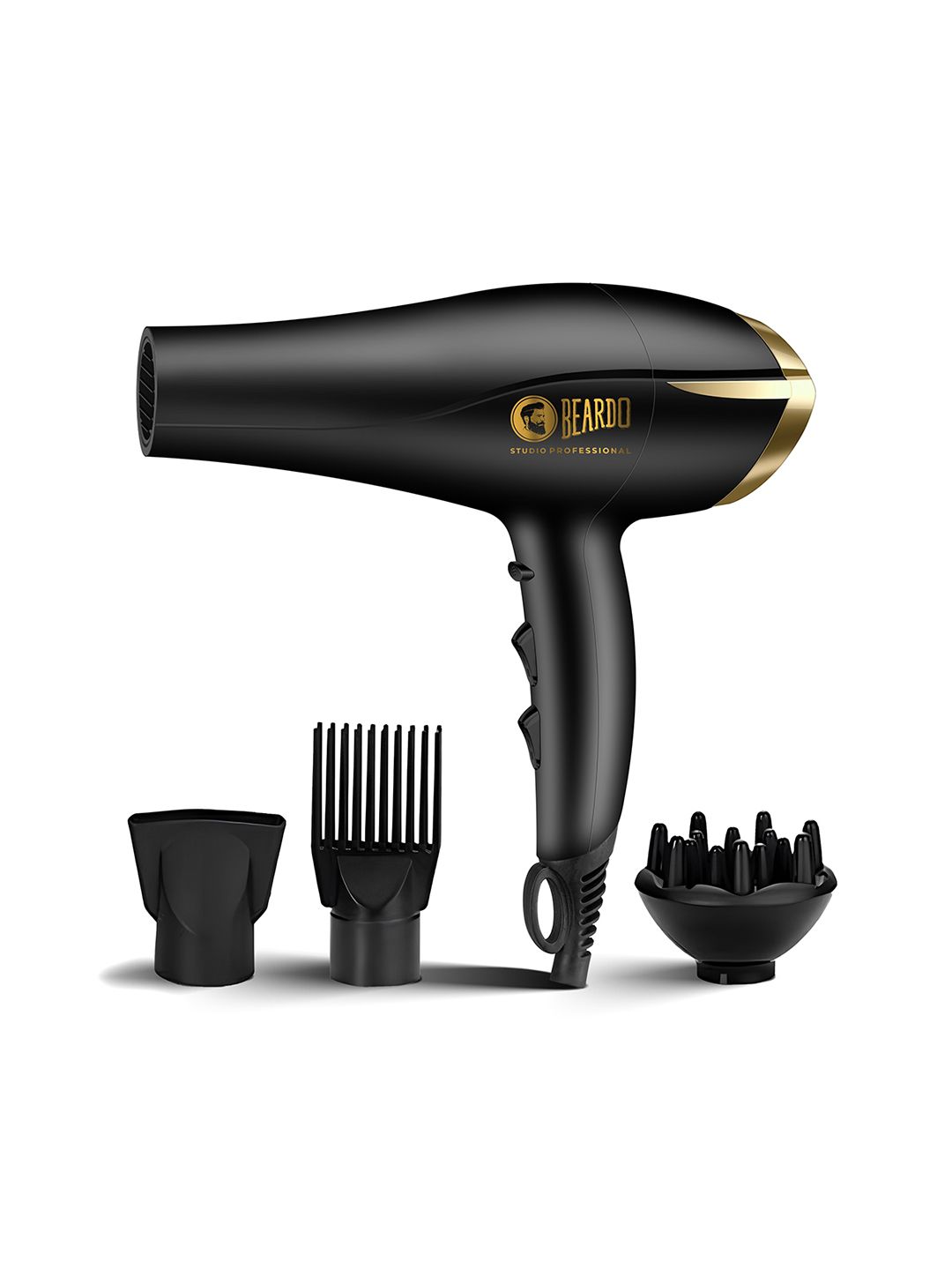 BEARDO Studio Professional Tornado Hair Dryer - Black