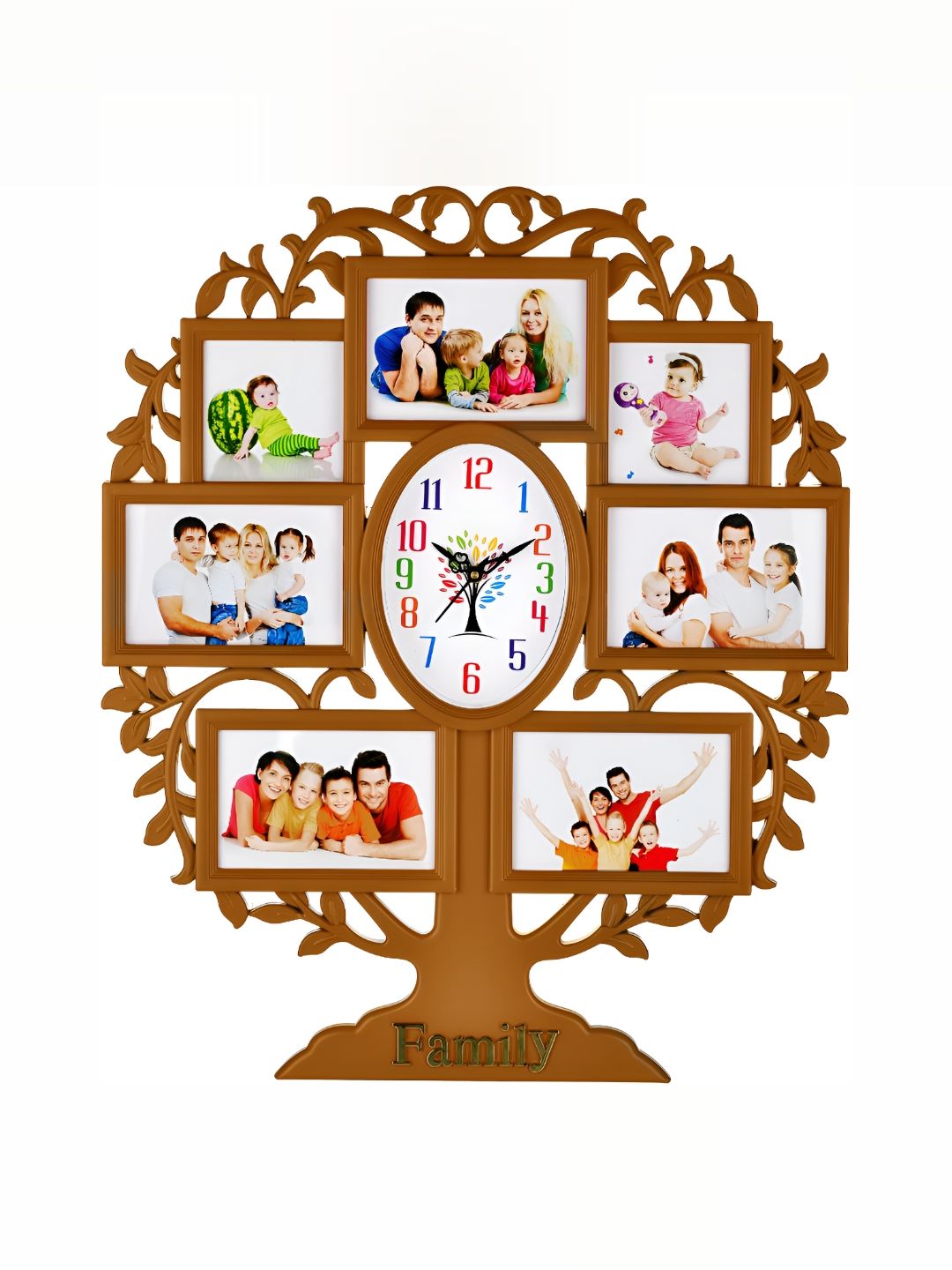 Attractionz Beige & White Wall Clock-picture-31