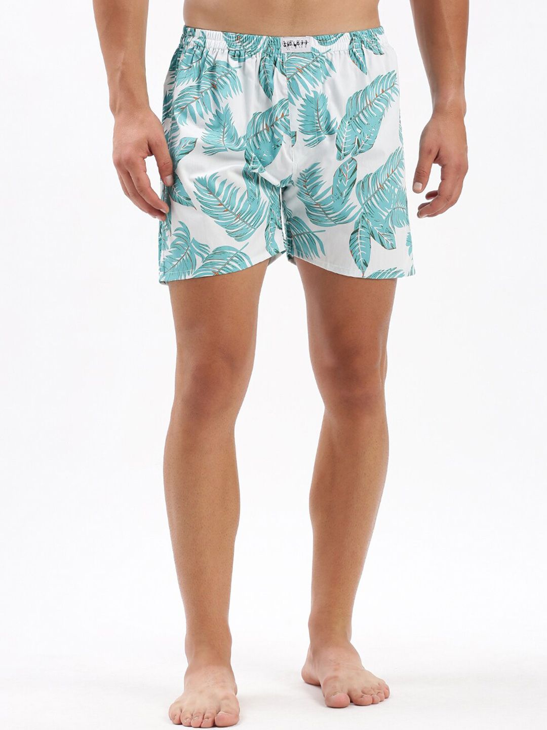 SHOWOFF Printed Cotton Slim-Fit Boxer 142-5_White-picture-19