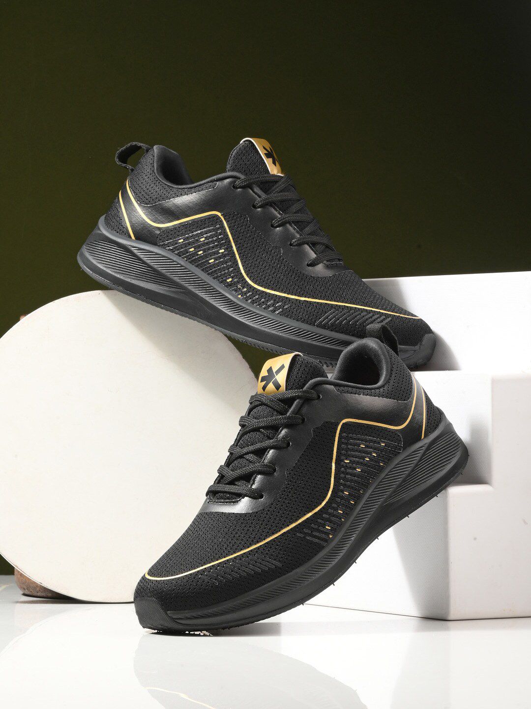 HRX by Hrithik Roshan Women Black Lace Up Mesh Sports Shoes-image-38