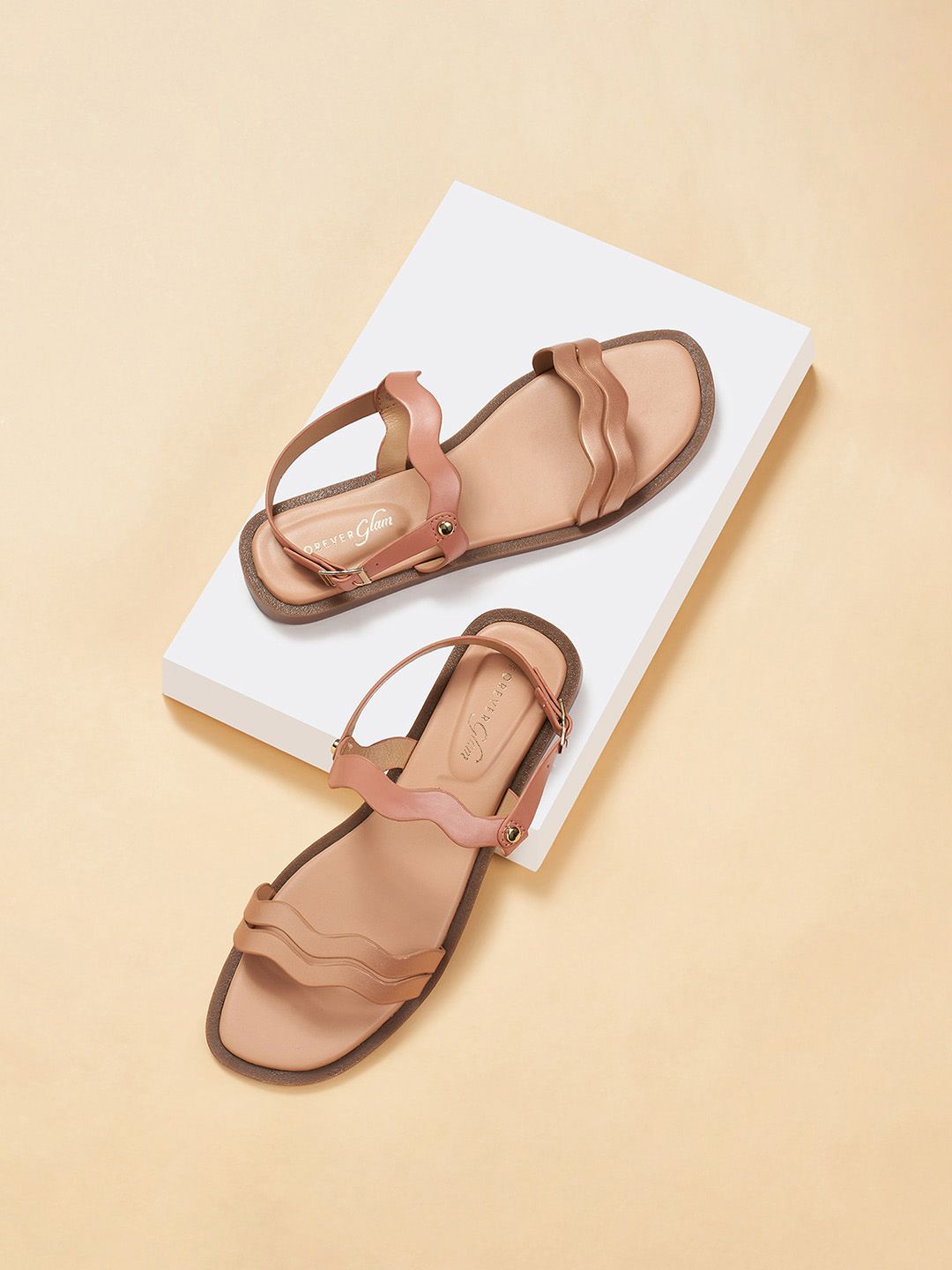 Forever Glam by Pantaloons Open Toe Flats-picture-31