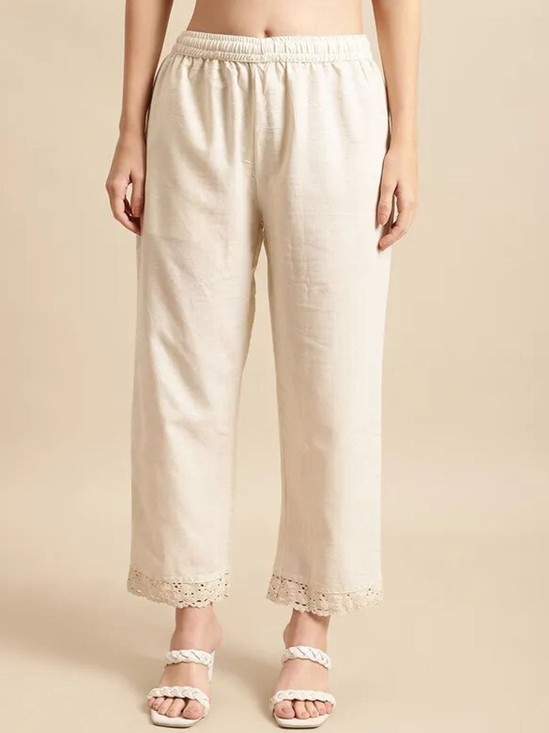 KBZ Women Mid Rise Relaxed Trousers-picture-10