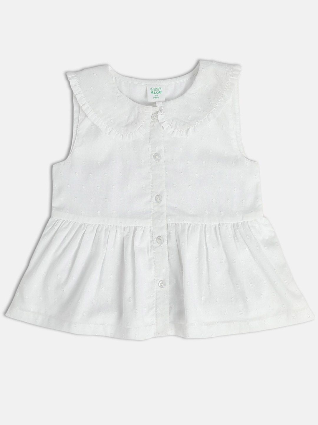 MINI KLUB Girls Round Neck Sleeveless Cotton Top-picture-28