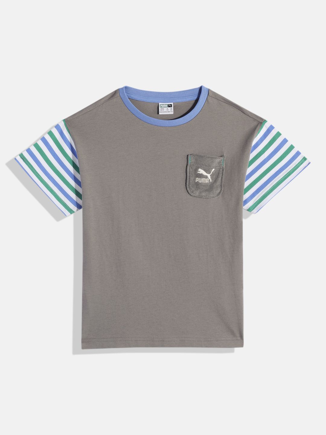 Puma Kids Pure Cotton Summer Camp Classics Relaxed Fit T-shirt-picture-52