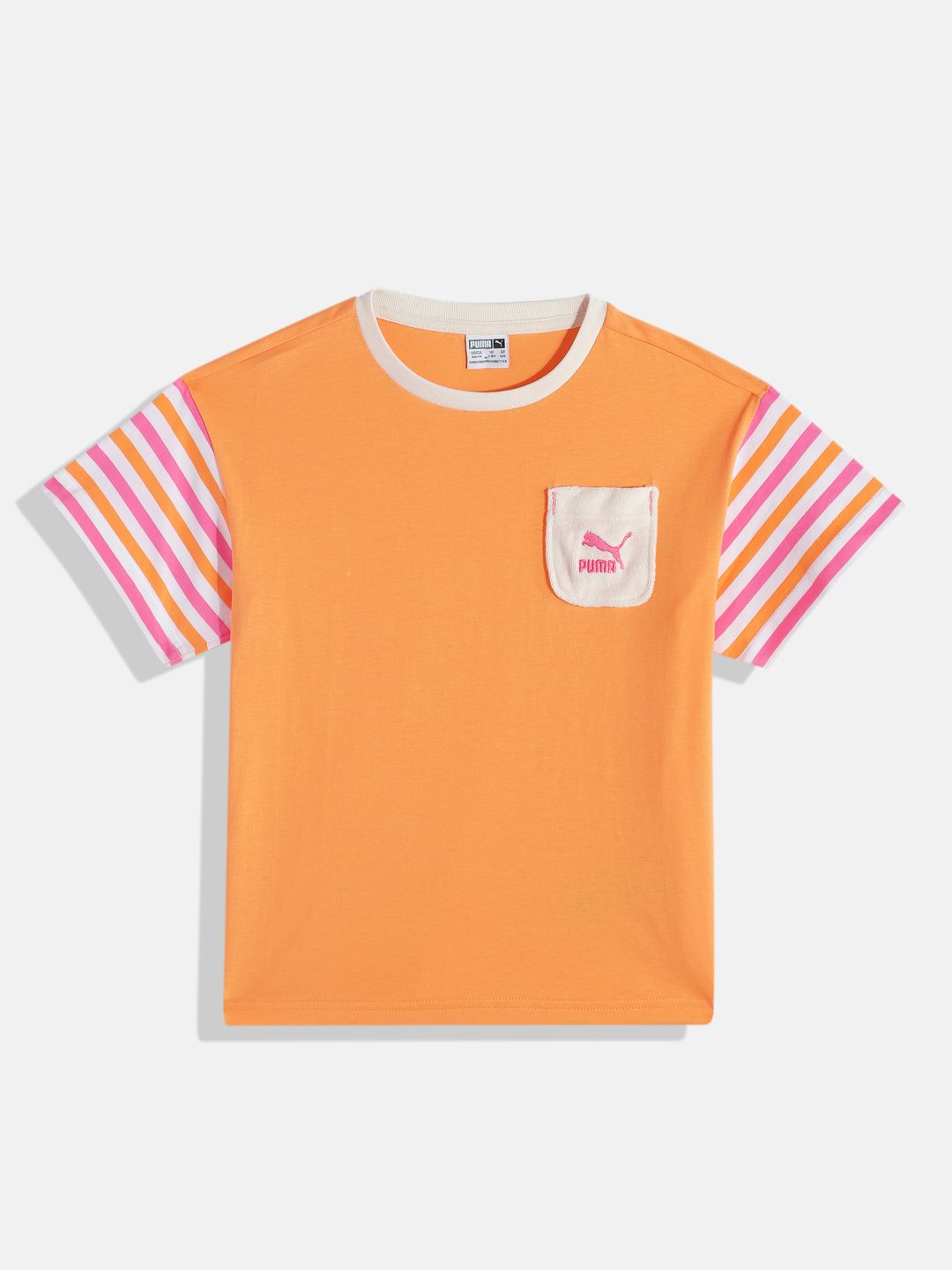 Puma Kids Pure Cotton Summer Camp Classics Relaxed Fit T-shirt-image-12