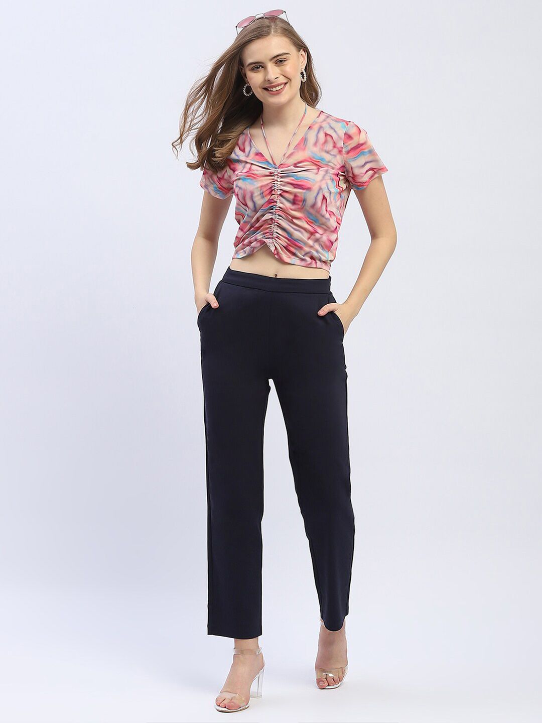 Modern Muse Abstract Crop Top
