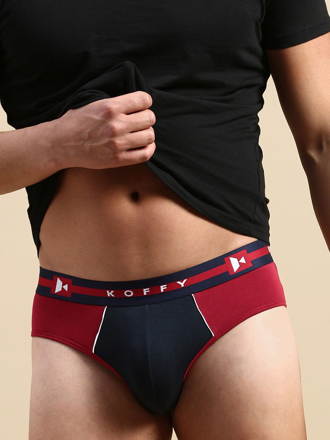 mast & harbour x koffy KOFFY Colourblocked Basic Briefs KOFFY_KI29_BRF_MNRD-picture-48