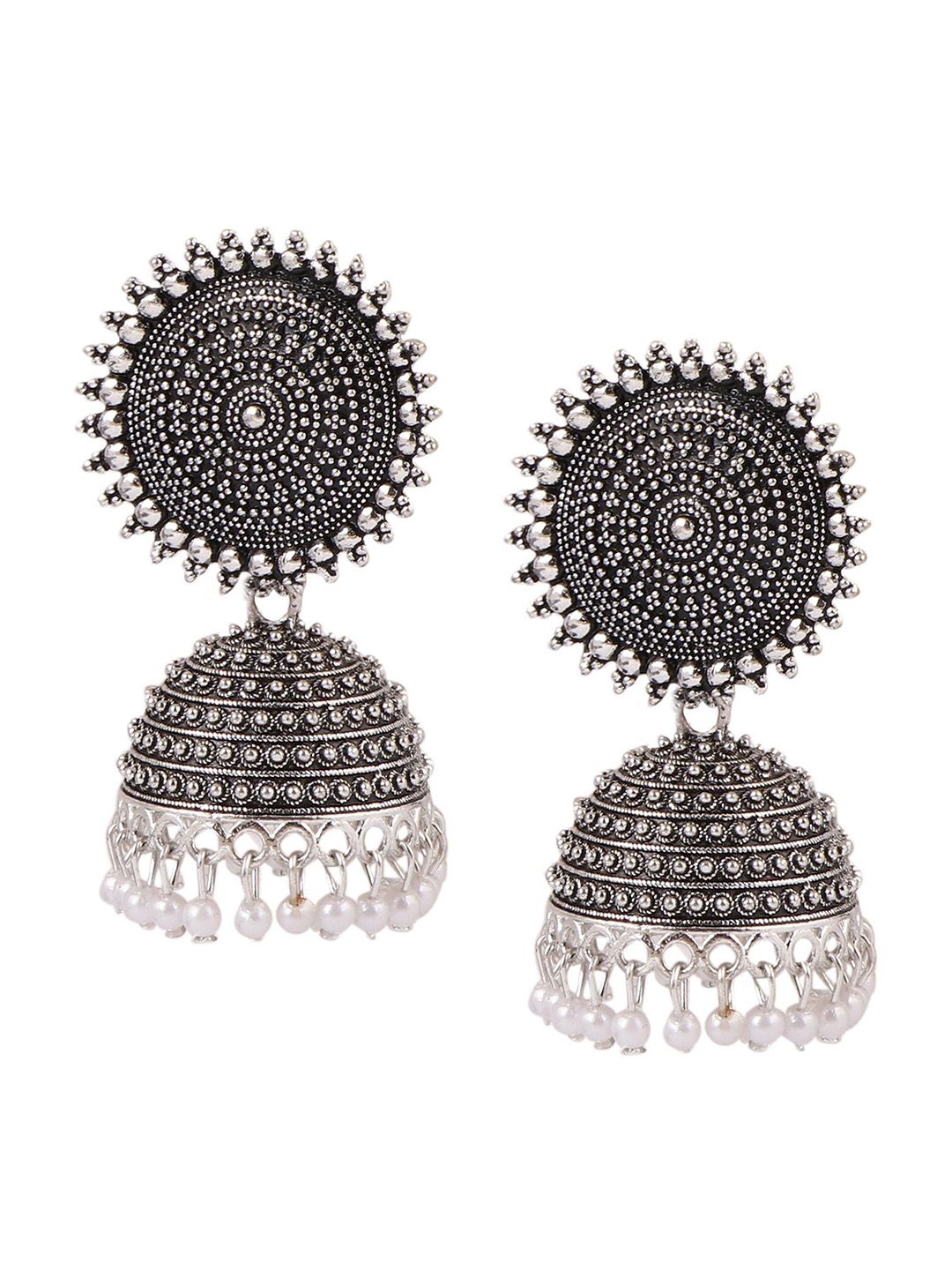 Keviv Dome Shaped Jhumkas Earrings-picture-56