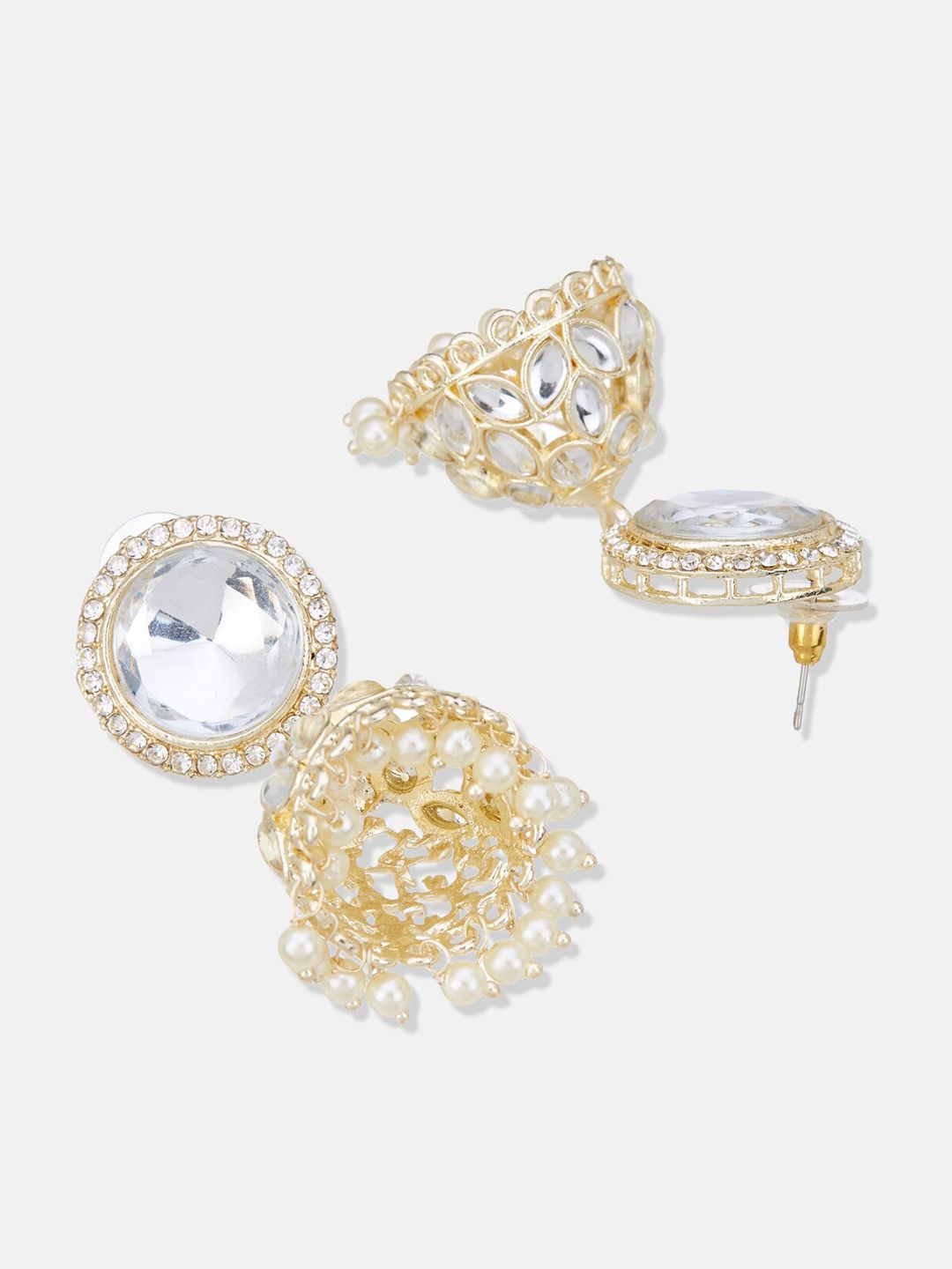 ATIBELLE Contemporary Jhumkas Earrings