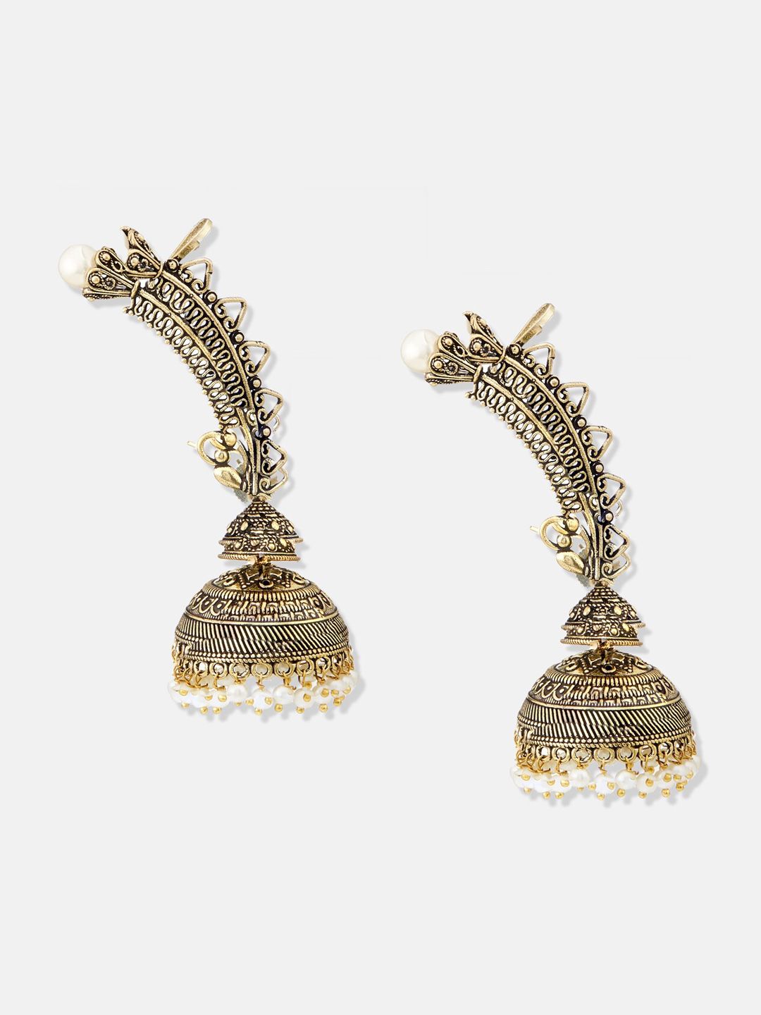 ATIBELLE Contemporary Jhumkas Earrings