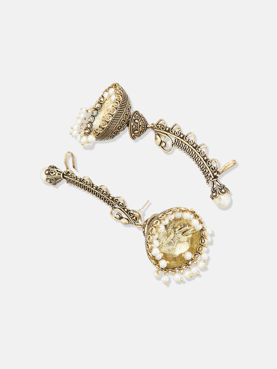 ATIBELLE Contemporary Jhumkas Earrings