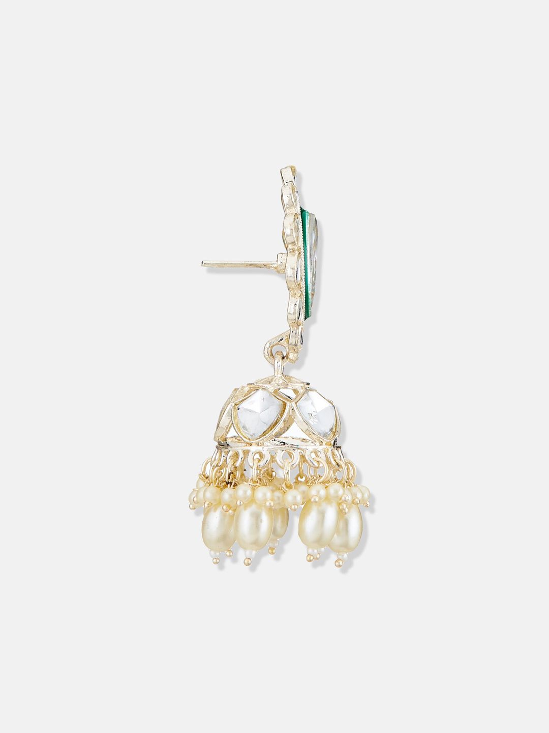 ATIBELLE Contemporary Jhumkas Earrings