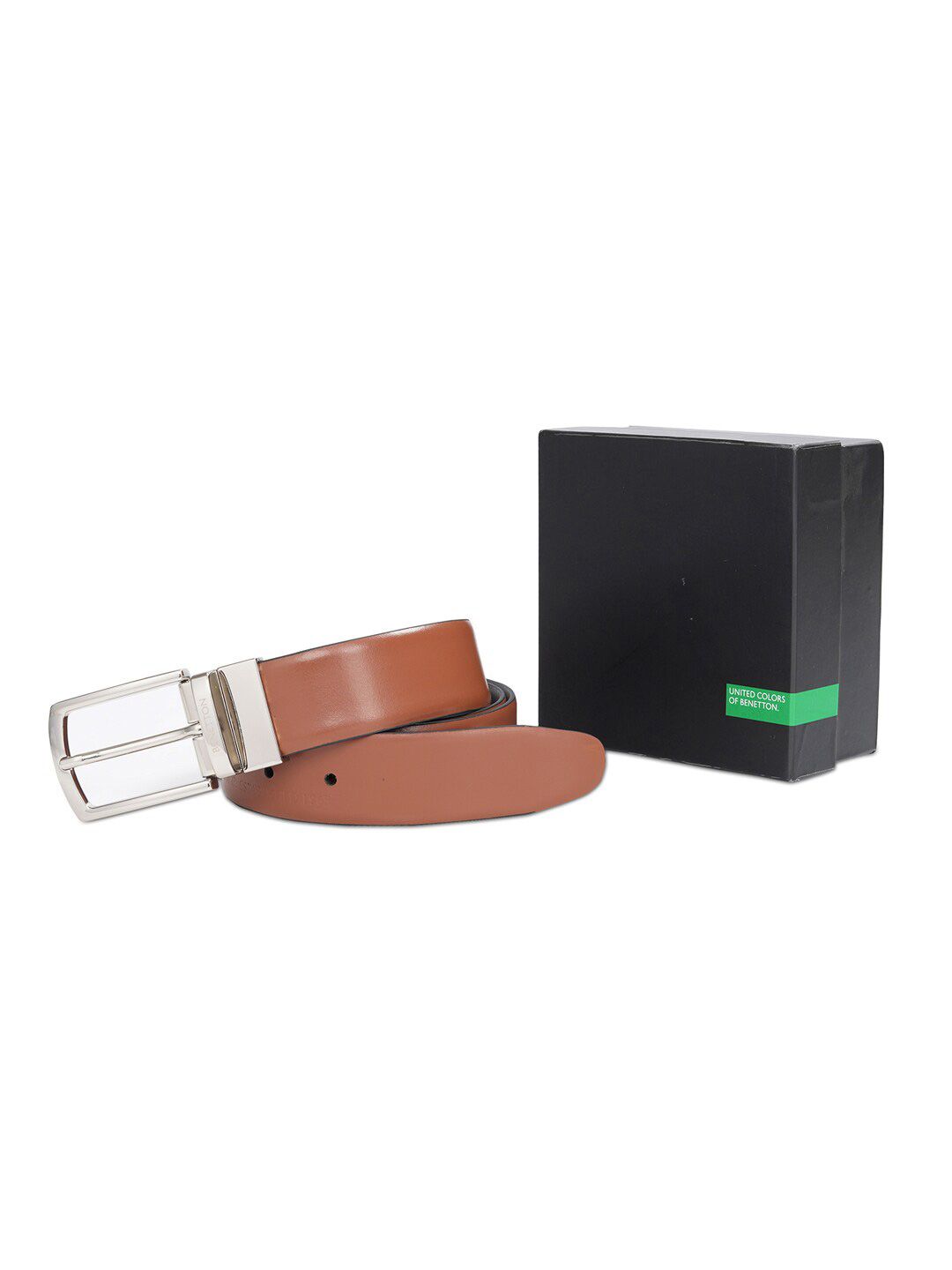United Colors of Benetton Men Leather Reversible Belt-image-47
