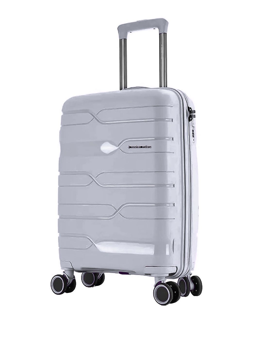 Nasher Miles Paris Textured Hard Sided Cabin Trolley Bag 45.0L-image-30