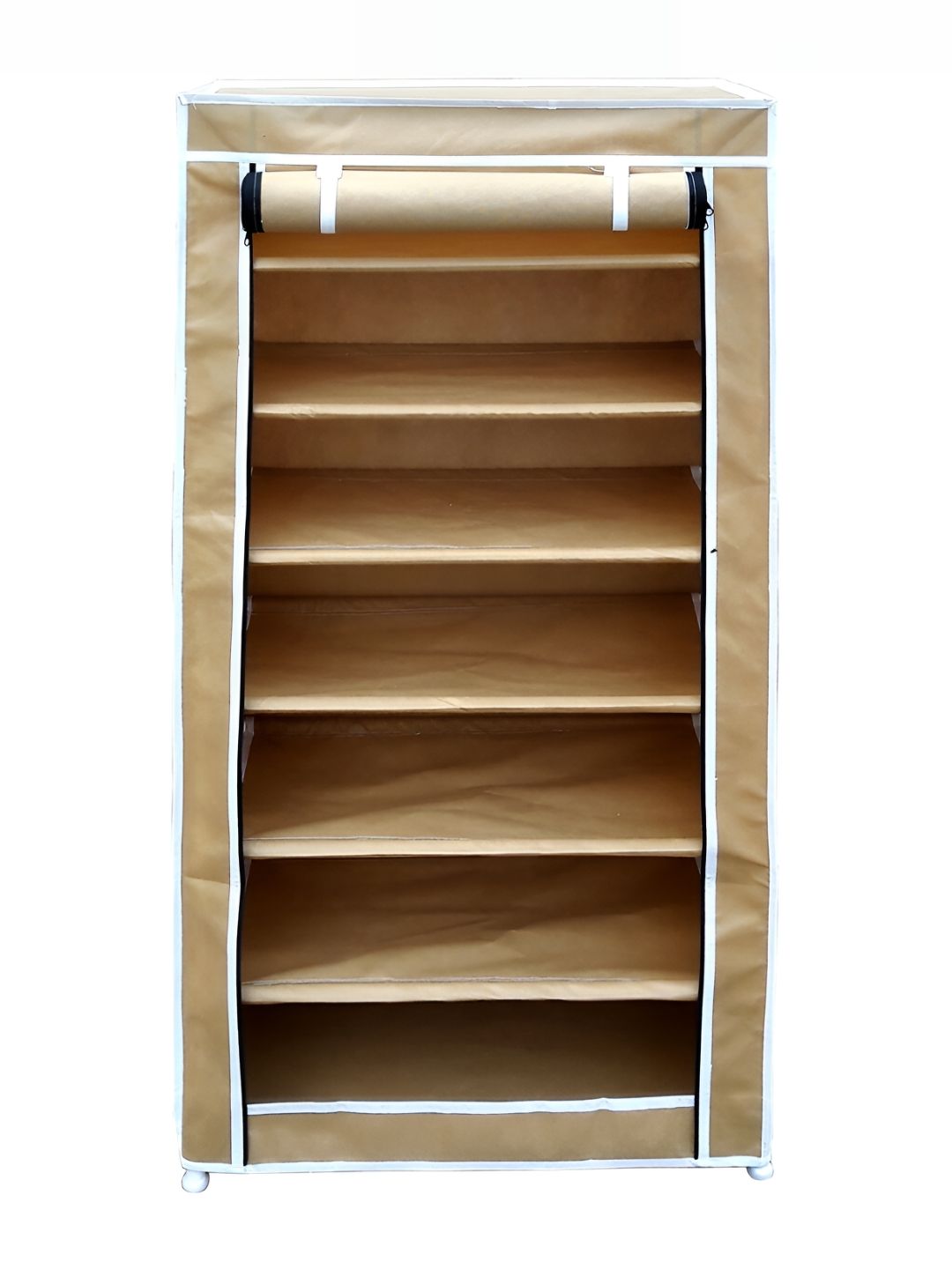 Pamworld Beige 6-Tier Rectangle Shoe Rack-picture-38