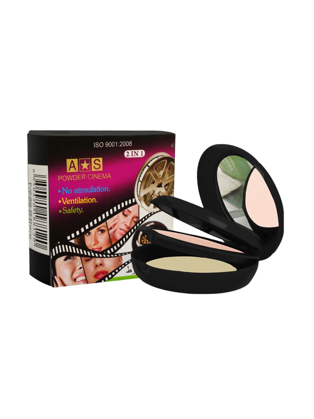 Adbeni 2-In-1 Cinema Compact Powder - 12g - Shade 01-picture-37