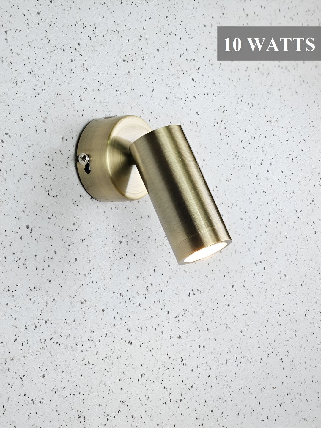 Mufasa Bronze-Toned Aluminium Contemporary Cylinder LED Spot Wall Lamp