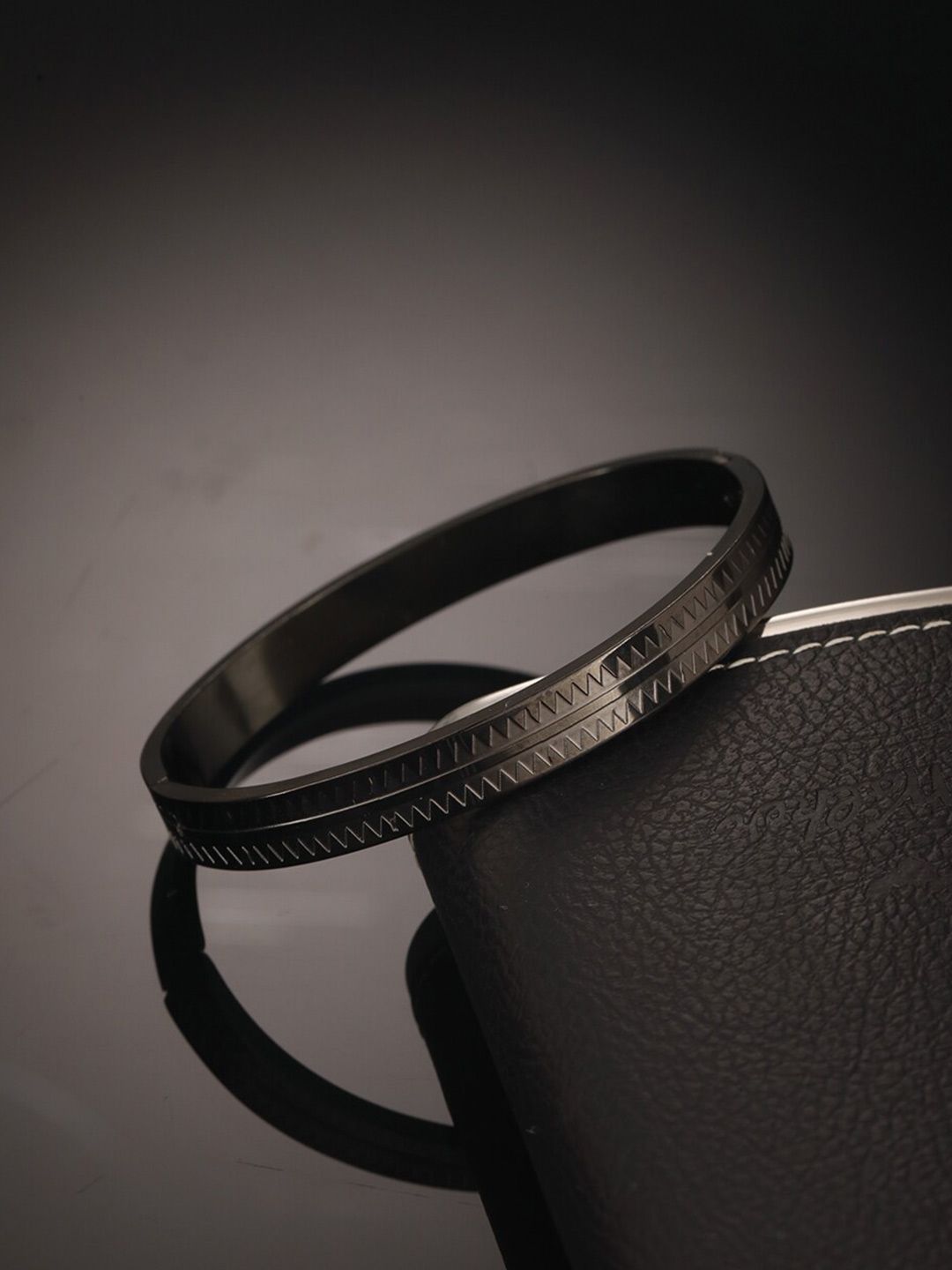 Jazz and Sizzle Men Stainless Steel Kada Bracelet-image-20