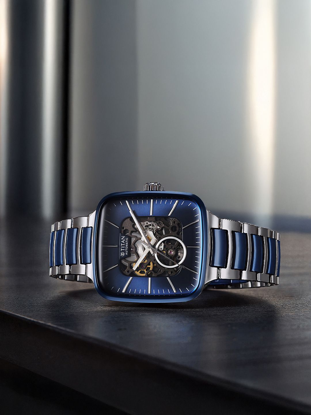 Titan Men Skeleton Dial Ceramic Automatic Analogue Watch 90175KD02-picture-49