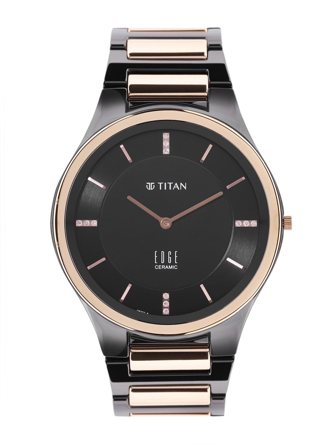 Titan Edge Ceramic Men Quartz with Diamonds Analogue Watch 1696KC02-picture-33