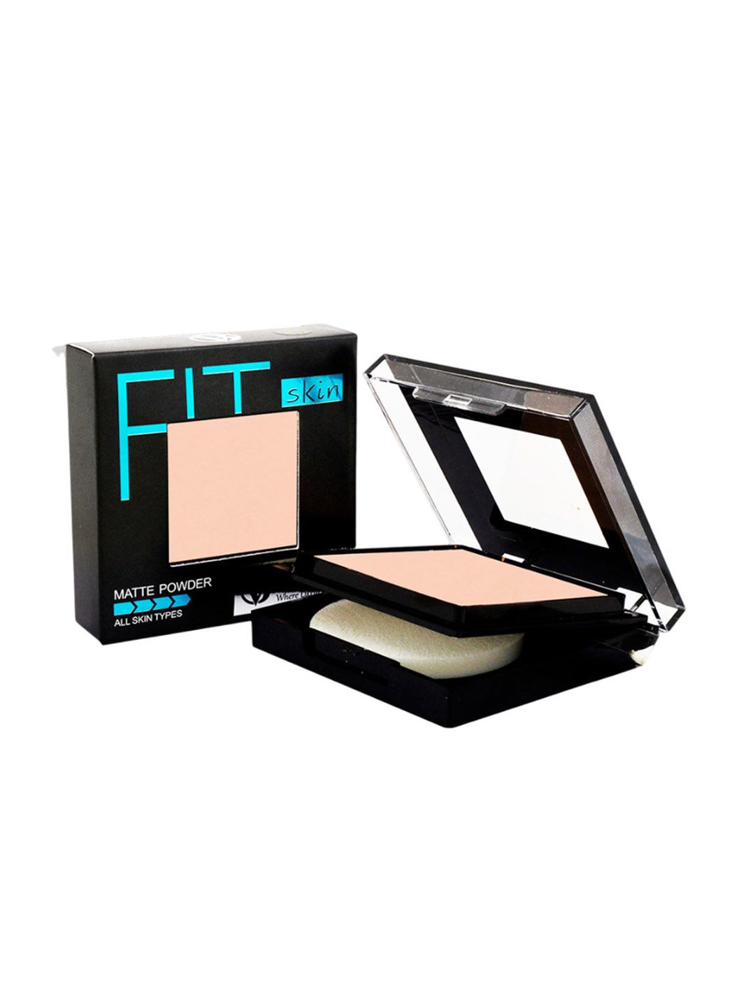 Adbeni Fit Skin Matte Compact Powder - 12g - Shade 01-image-45