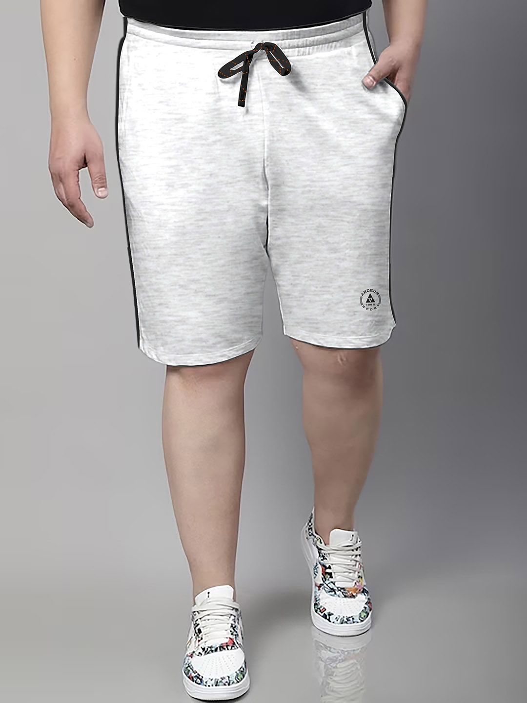 ARDEUR Men Plus Size Mid-Rise Cotton Shorts-picture-35