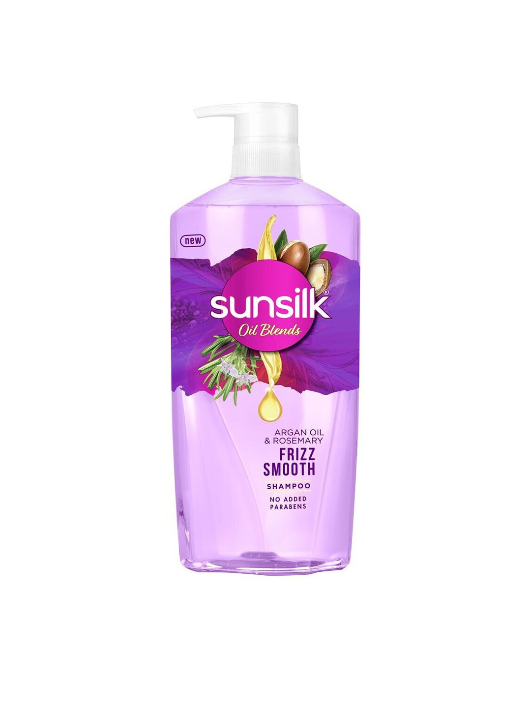 Sunsilk Oil Blends Frizz Smooth Shampoo with Argan Oil & Rosemary - 700 ml-image-21