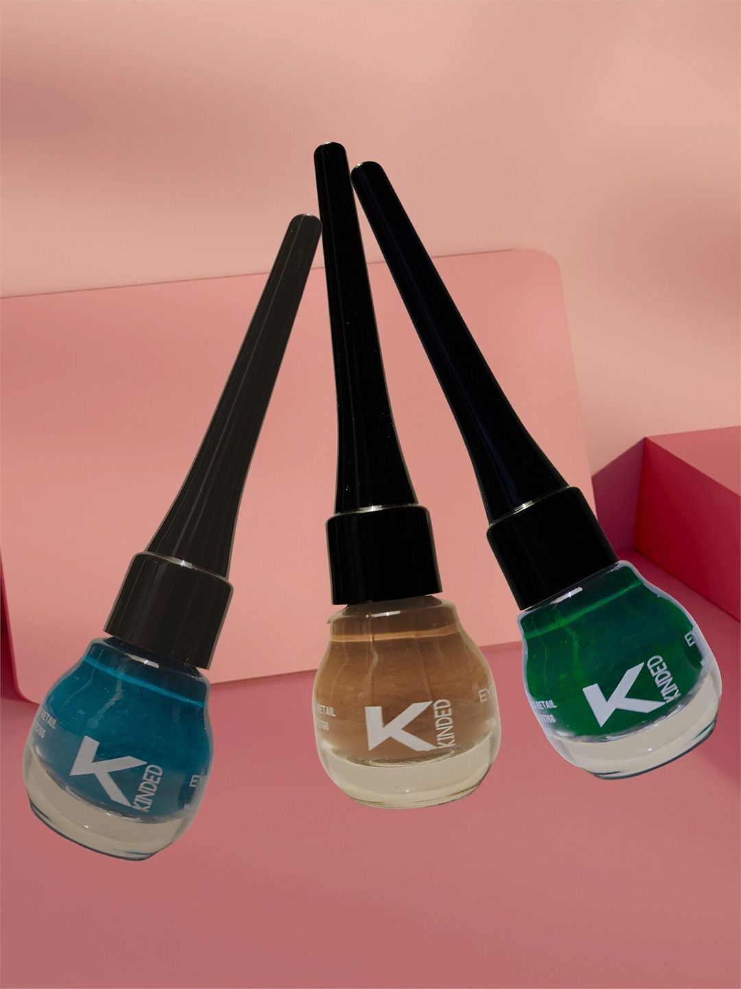 KINDED Set of 3 Waterproof & Long Lasting Matte Liquid Eye Liner - 5 ml each-picture-37