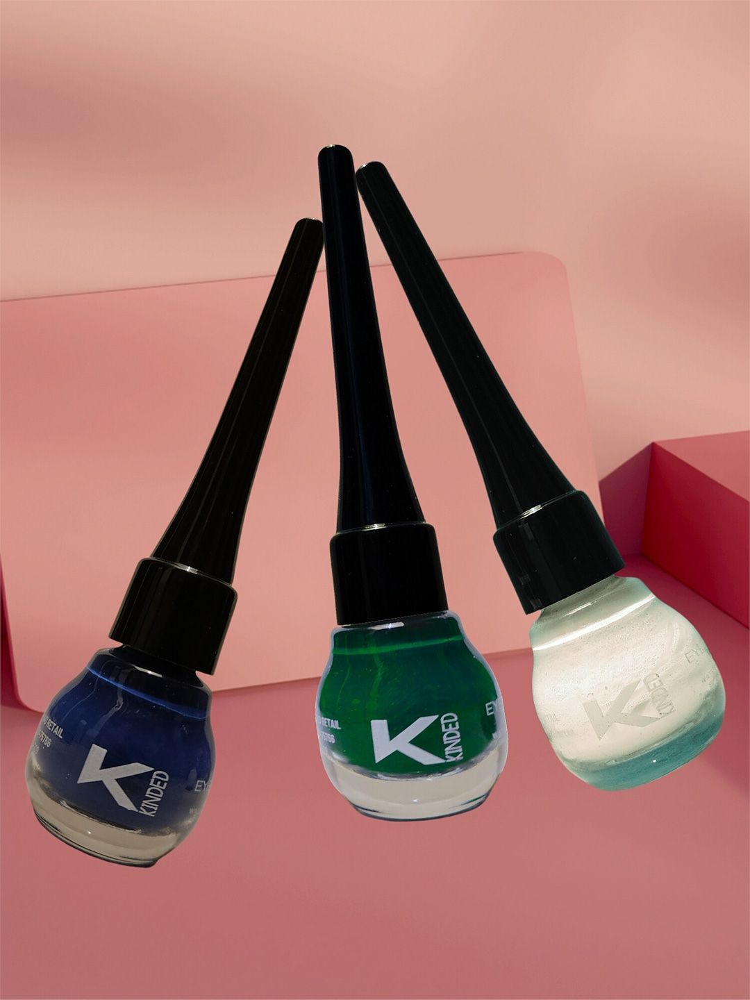 KINDED Set of 3 Waterproof & Long Lasting Matte Liquid Eye Liner - 5 ml each-picture-36