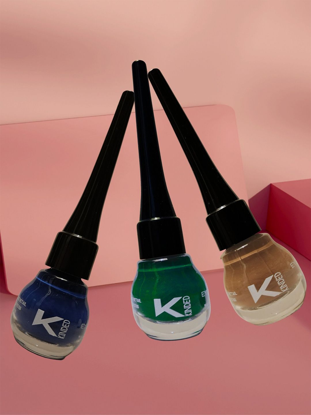 KINDED Set of 3 Waterproof & Long Lasting Matte Liquid Eye Liner - 5 ml each-picture-32