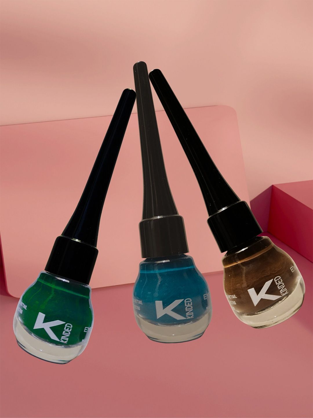KINDED Set of 3 Waterproof & Long Lasting Matte Liquid Eye Liner - 5 ml each-picture-34