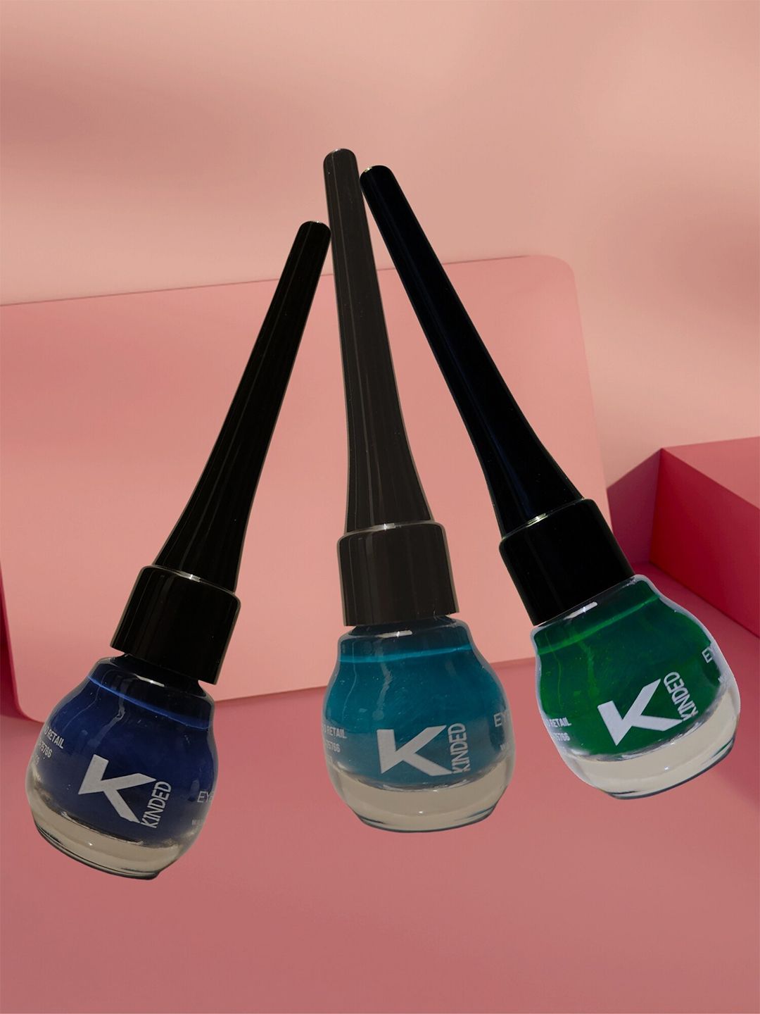 KINDED Set of 3 Waterproof & Long Lasting Matte Liquid Eye Liner - 5 ml each-picture-33