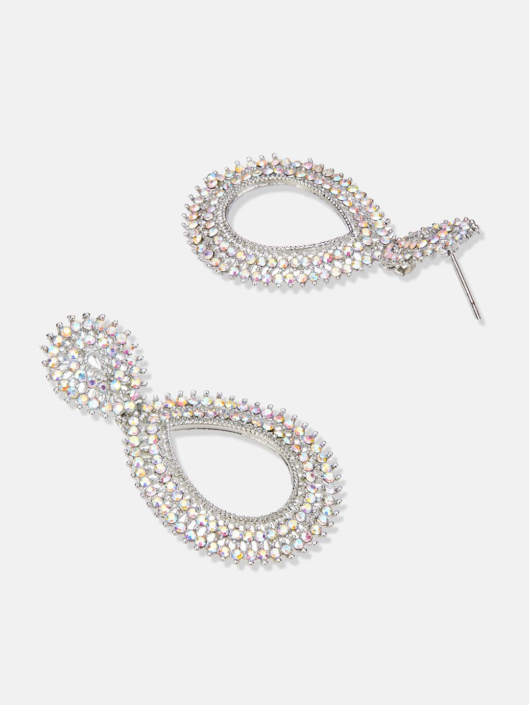 ATIBELLE Rose Gold Plated & Stone Studded Jewellery Set