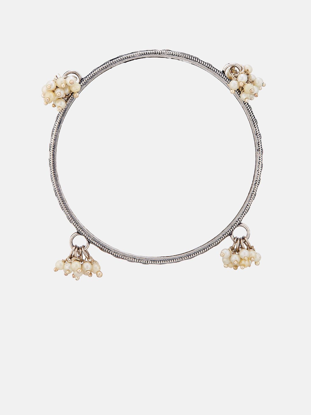 ATIBELLE Silver Plated Stone Studded Jewellery Set