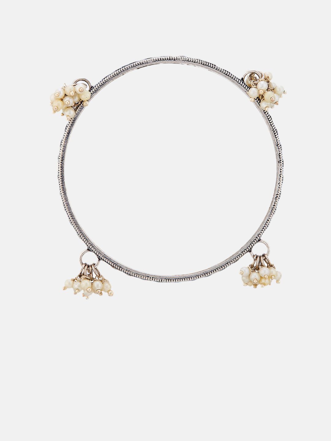ATIBELLE Silver-Plated & Stone Studded Jewellery Set