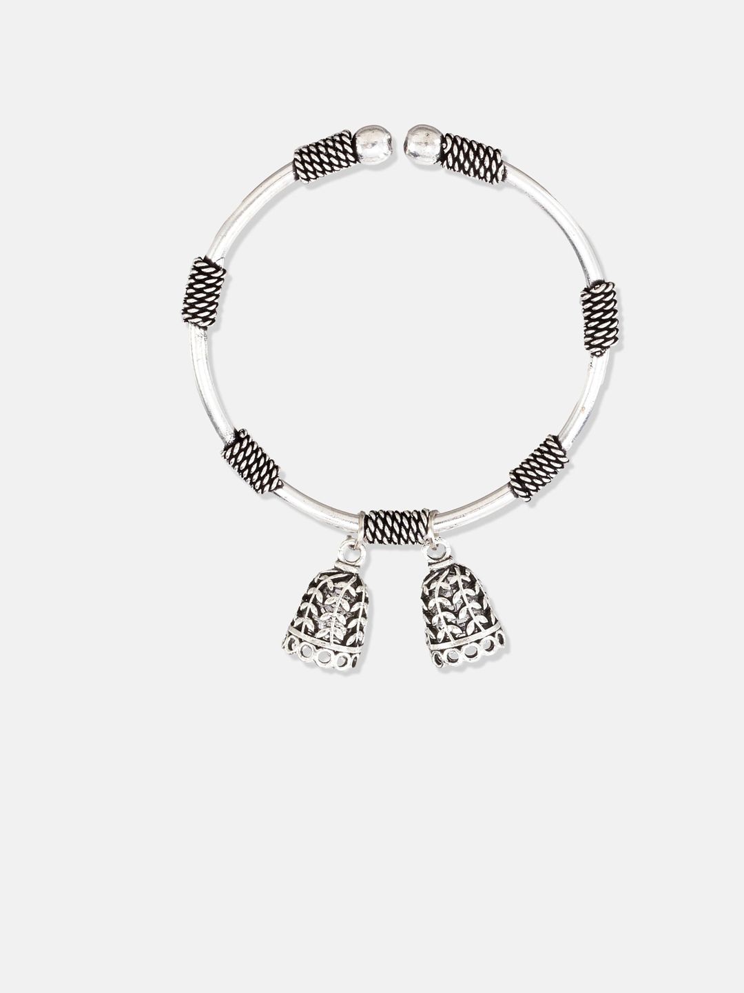ATIBELLE Silver-Plated & Stone Studded Jewellery Set