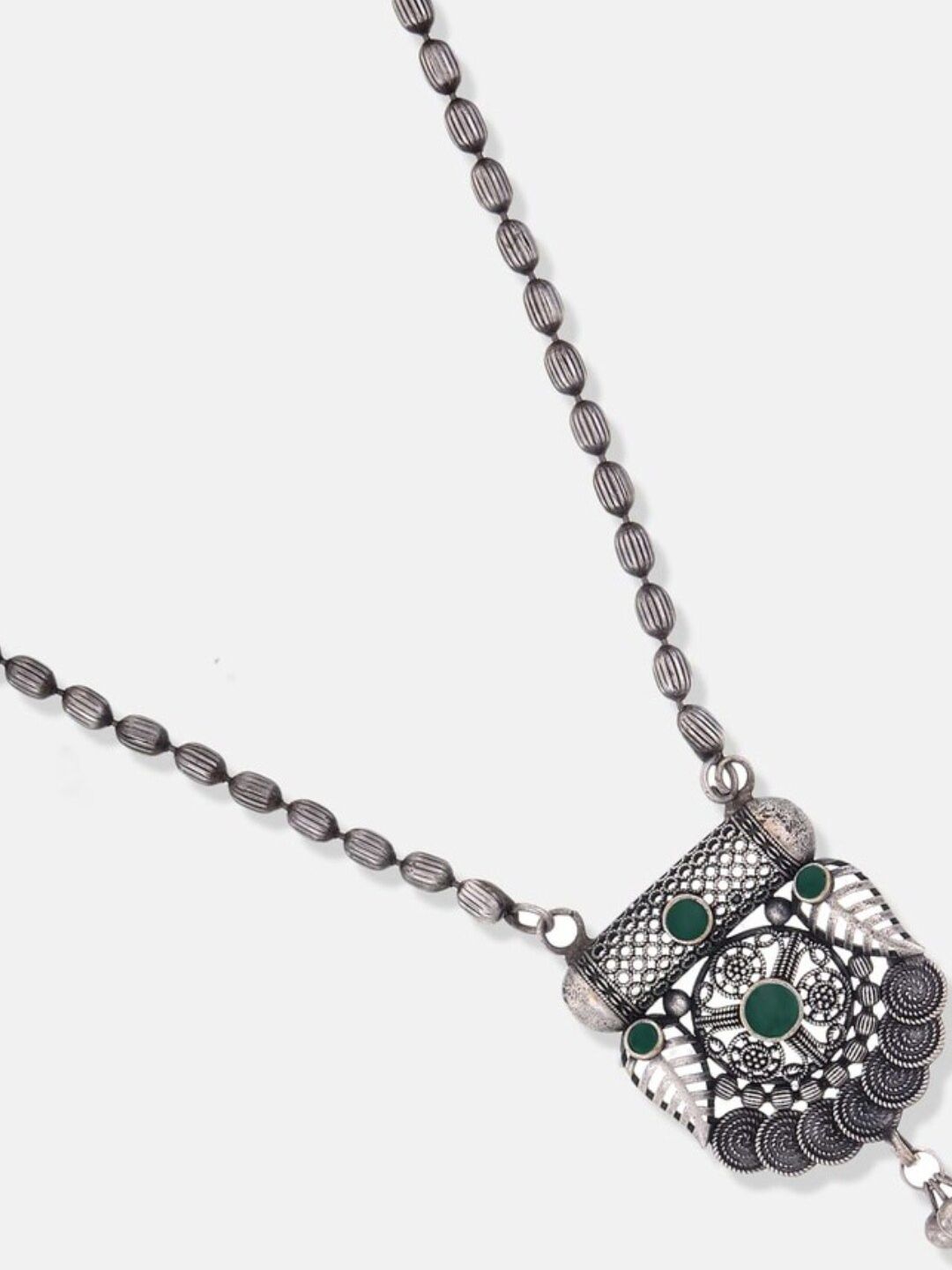 ATIBELLE German Silver Plated Beaded Jewellery Set