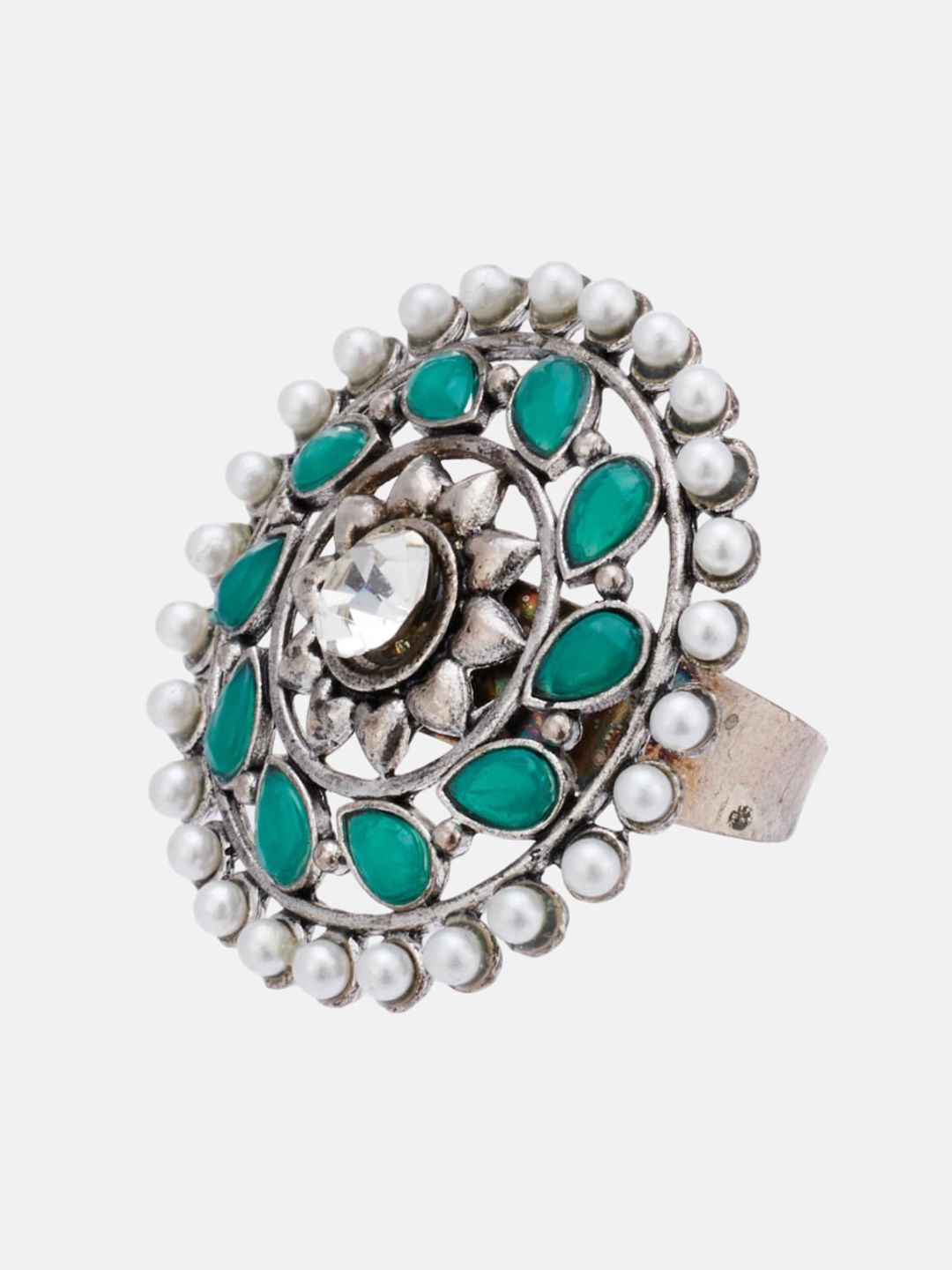 ATIBELLE German Silver-Plated Beaded Jewellery Set