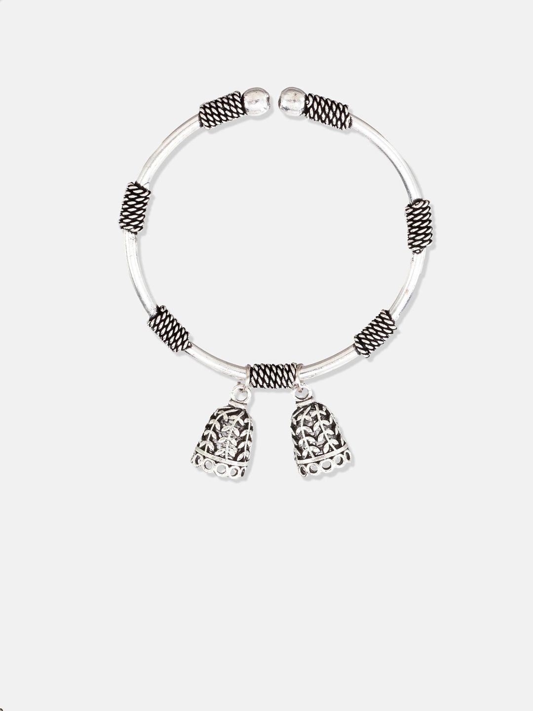 ATIBELLE Silver-Plated Stone Studded Jewellery Set