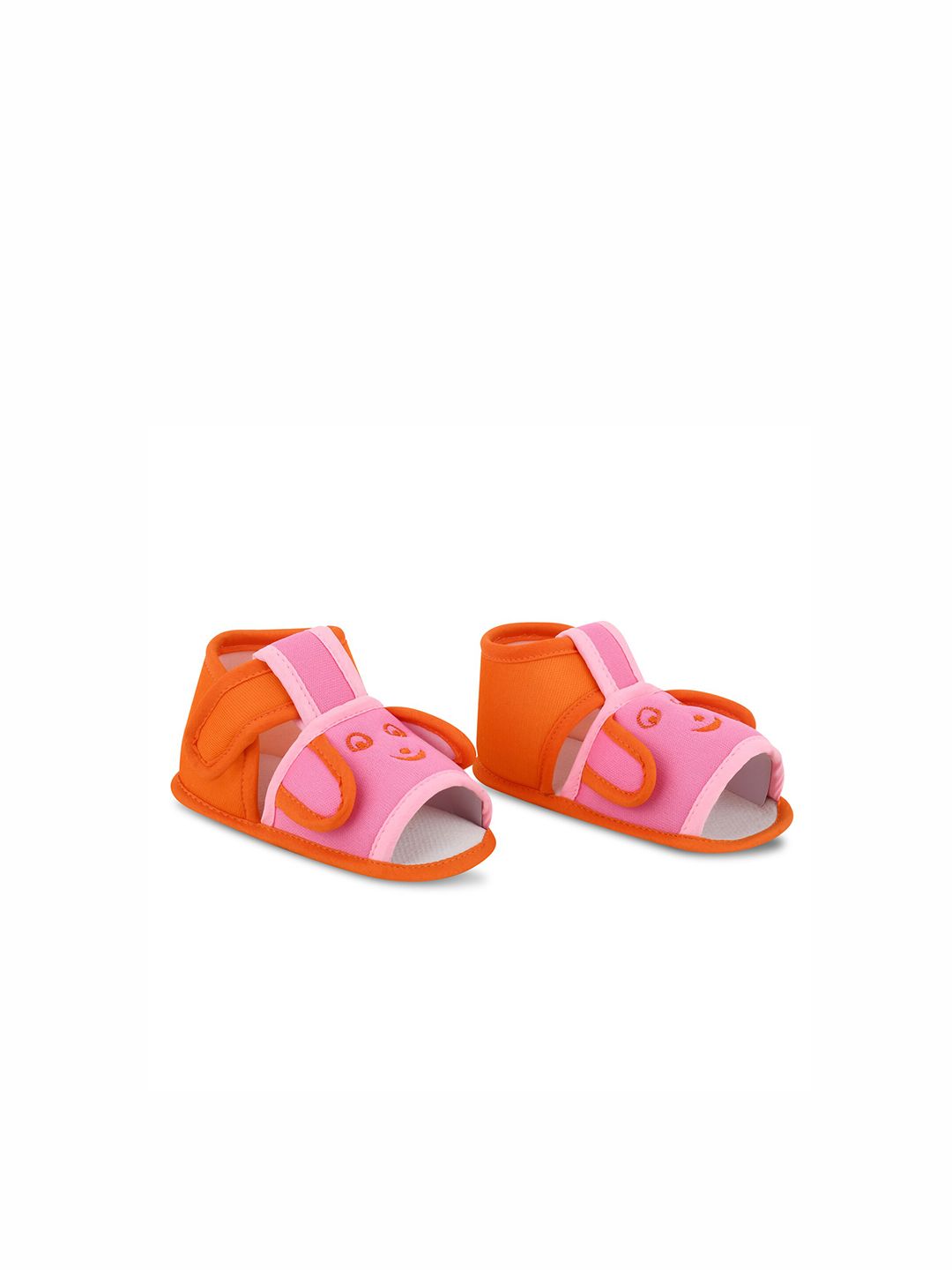 Smartots Infant Kids Colourblocked Open Toe Booties With Applique Detail-picture-25