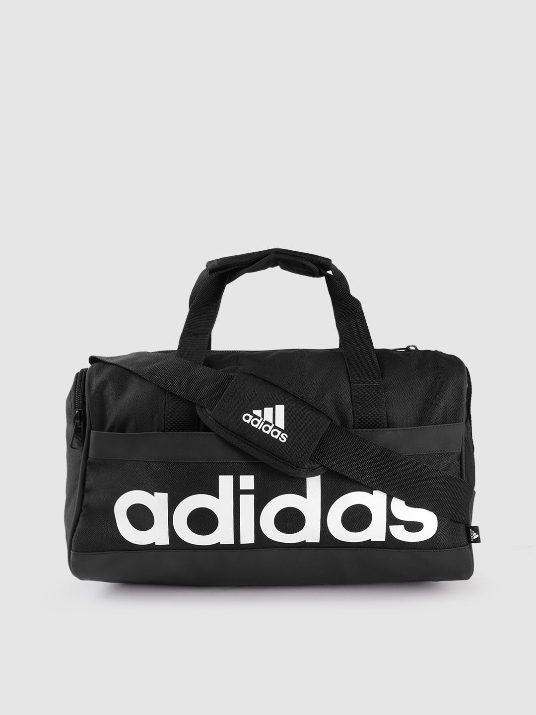 ADIDAS Unisex Brand Logo Printed Medium Sports or Gym Linear Duffel Bag