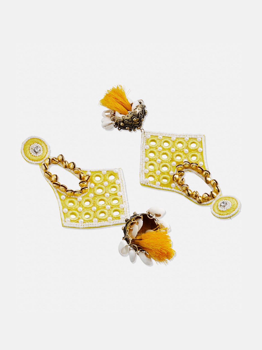 ATIBELLE Set of 2 Gold-Plated Contemporary Earrings