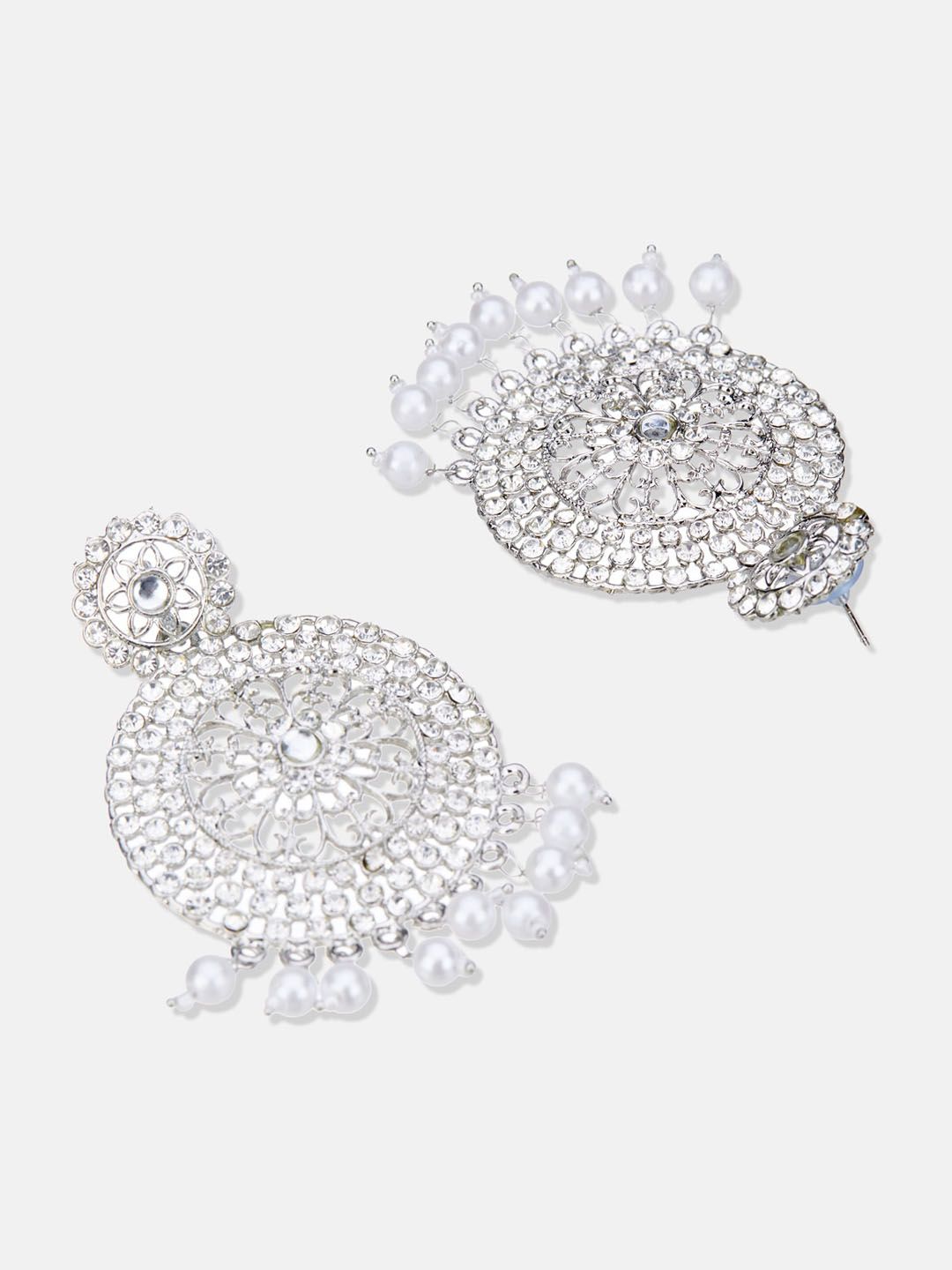 ATIBELLE Set of 2 Gold-Plated Contemporary Earrings