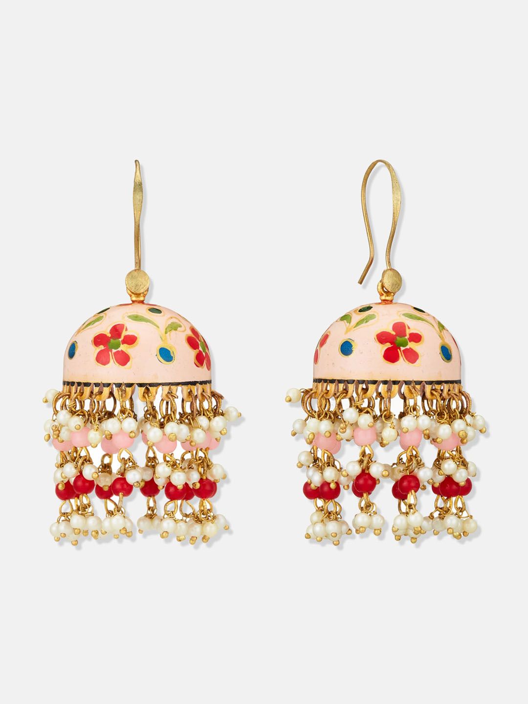 ATIBELLE Set of 2 Gold-Plated Contemporary Earrings