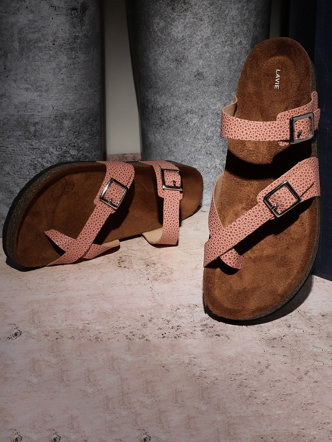 Lavie One Toe Flats with Buckles-picture-13