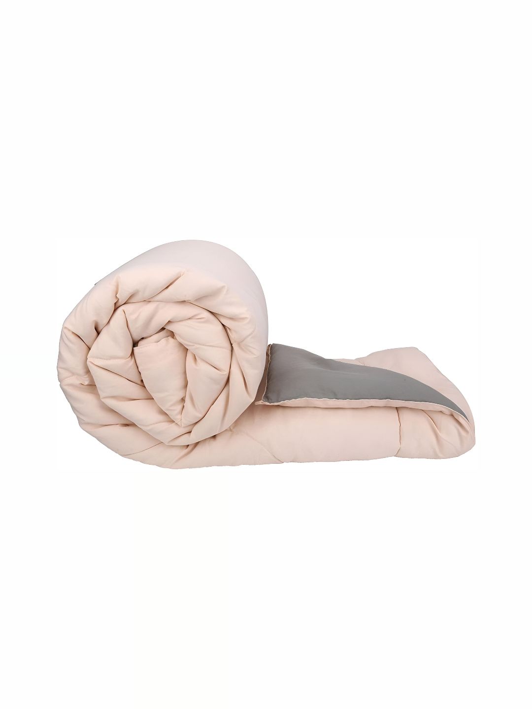Comfowell Peach-Coloured & Grey Heavy Winter 233 GSM Single Bed Comforter-picture-30