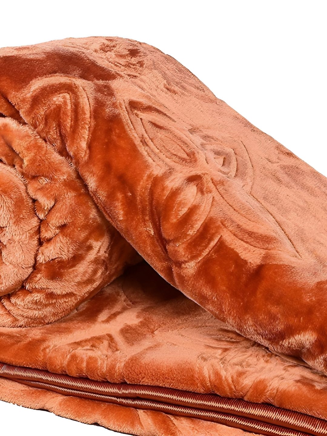Comfowell Gold-Toned Ethnic Motifs Heavy Winter 300 GSM Double Bed Blanket-picture-31