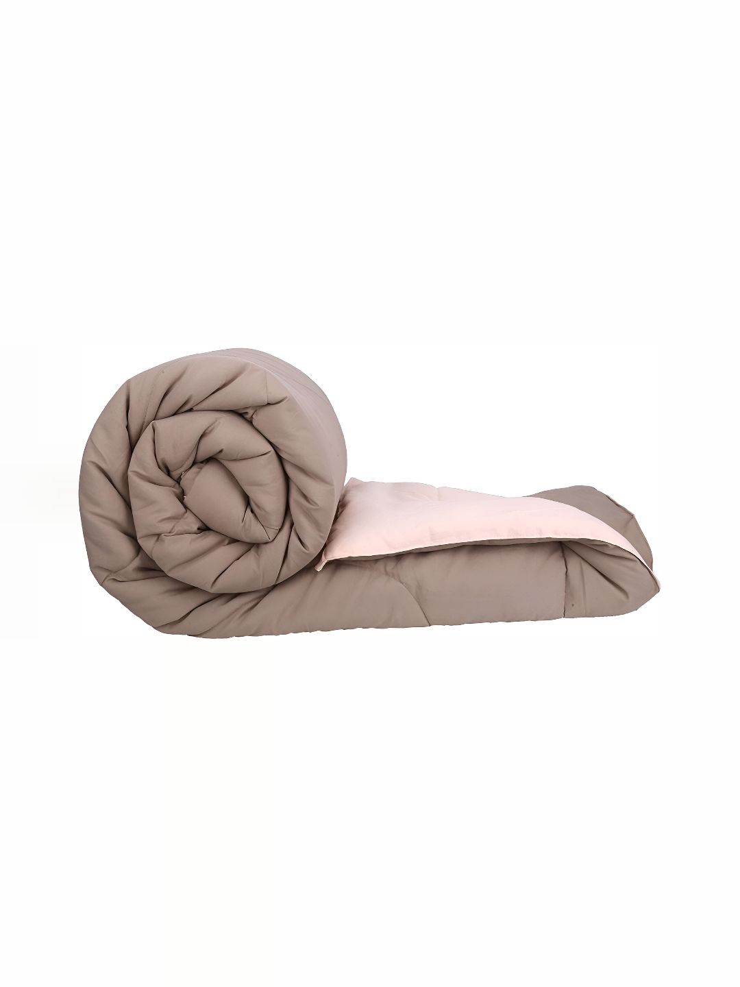 Comfowell Peach & Beige Microfiber Heavy Winter 233 GSM Double Bed Comforter-picture-20