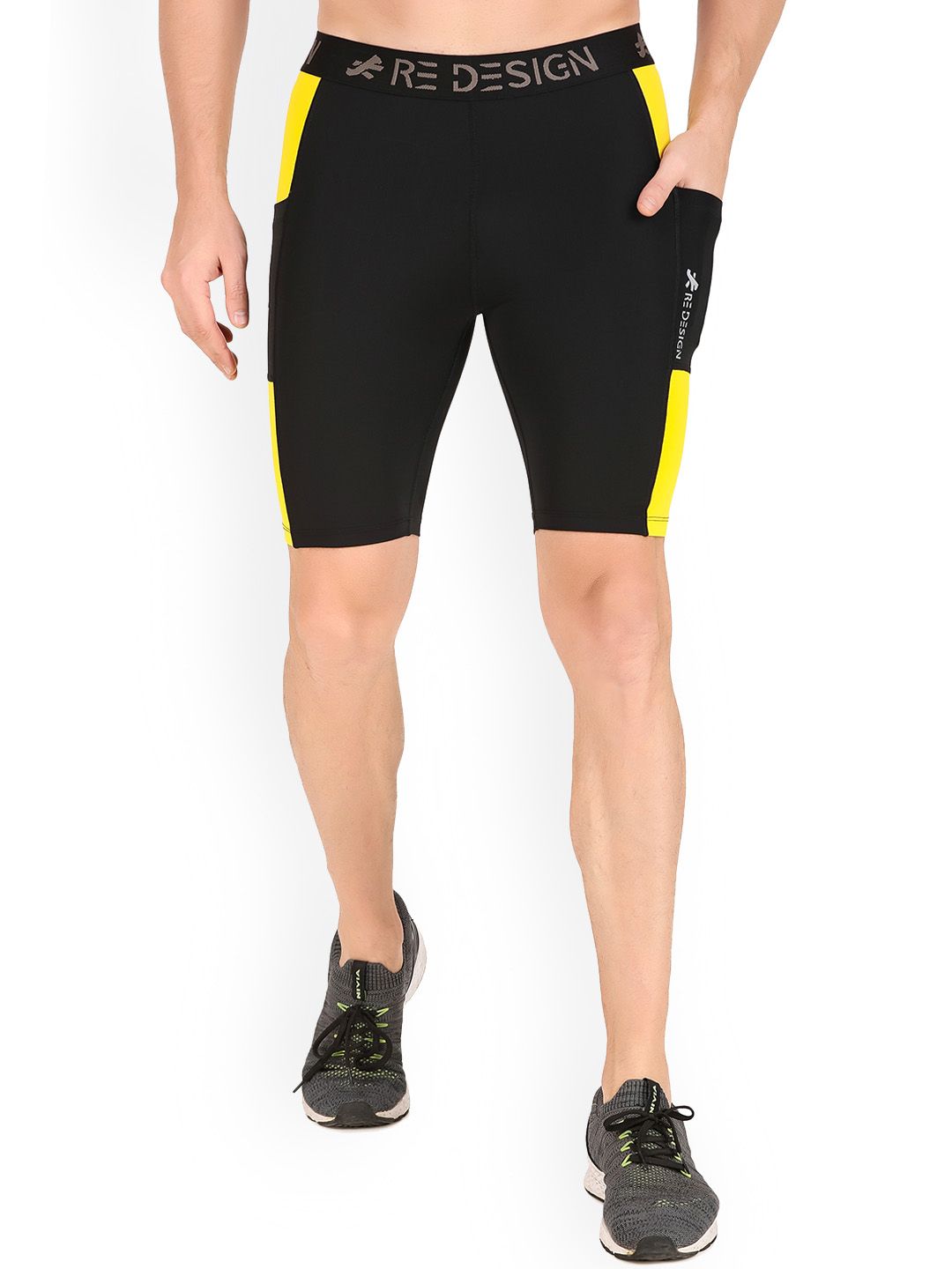 REDESIGN Men Slim-Fit Dry Fit Technology Sports Tights-picture-11